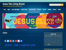 Tablet Screenshot of jesusthelivingbread.com